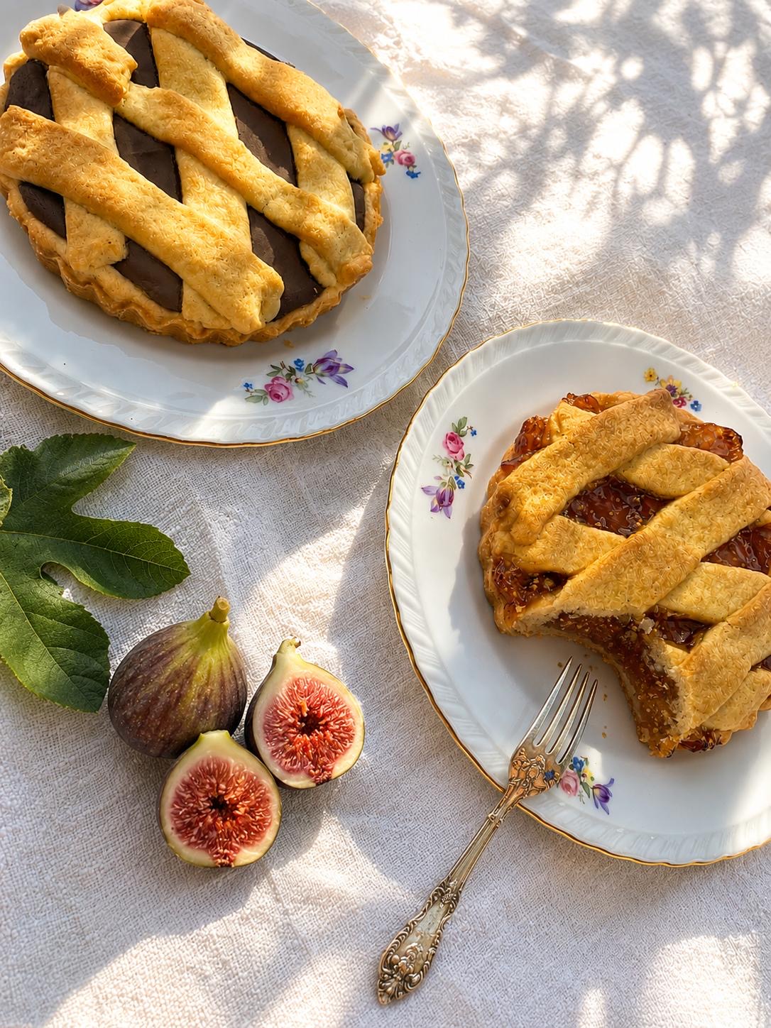 Crostate fatte in casa servite a colazione
